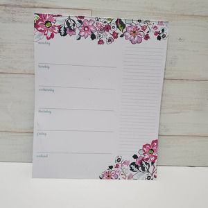 Vera Bradley Meal Planner with magnet